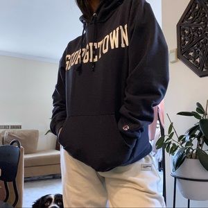 Champion Eco Fleece Georgetown University hoodie